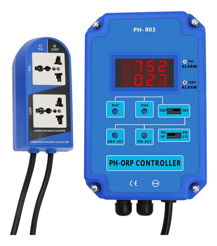 Monitor Orp De Ph T5digital 2 E 1 Controlador Redox Com Potê