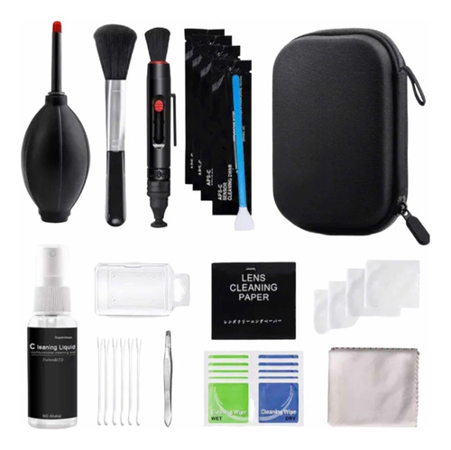 Kit De Limpieza Profesional Para Cámaras  Digitales 47 En 1.