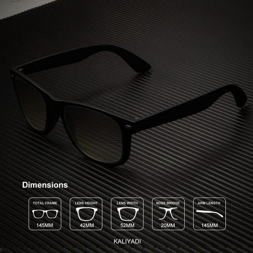 Kaliyadi Gafas Polarizadas Unisex, Protección Uv