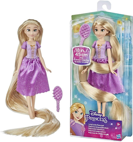 Disney  Princesa Rapunzel De Cabelos Longos Hasbro