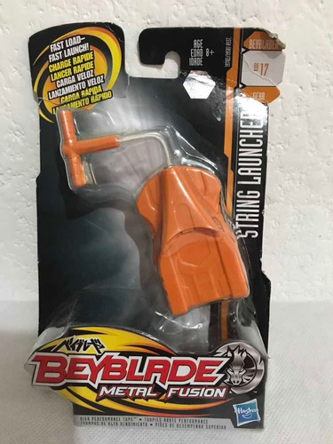 Lanzador D Beyblade String Launcher Naranja D Cuerda Fusion