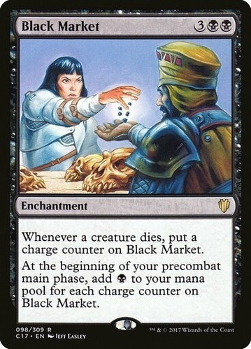 Magic Mtg Black Market Commander: 2017 Edition (Usado)