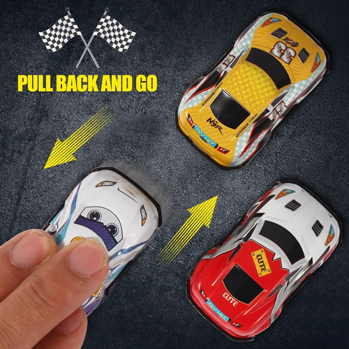 Cars 6 Mini Autitos Vehículos Metal A Fricción