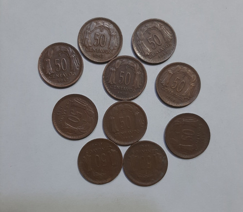 Monedas De 50 Centavos