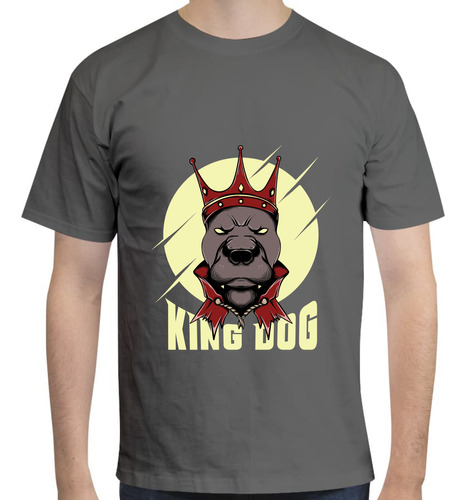 Playera Diseño King Dog - Perros - Moda