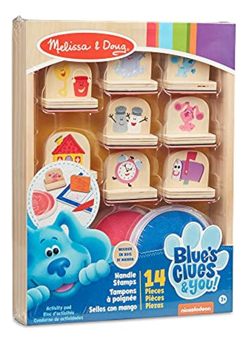 ¡melissa & Doug Blue's Clues & You! Sellos Con Mango De Made