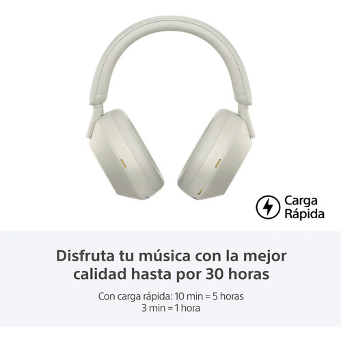 Audífonos Bt Cancelación De Ruido Sony Wf-1000xm5 24h Gris