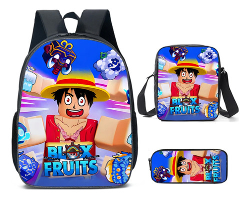 Conjunto De Tres Piezas Mochila Infantil Dibujos Animados