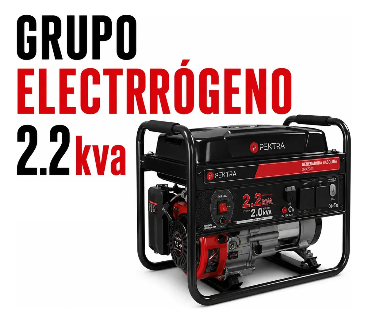 Grupo Electrogeno Generador Pektra 2.2kva 5.5 Hp Nafta