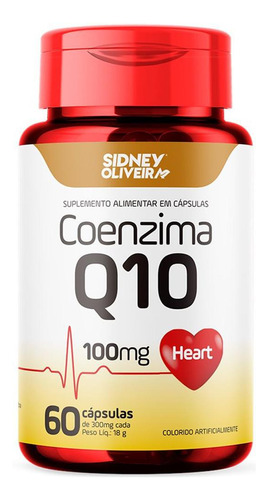 Coenzima Q10 60 Capsulas 100 Mg Sidney Oliveira