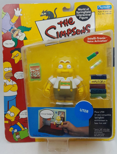 Figura Los Simpsons Uter Playmates Blister Completo Trujillo (Usado)