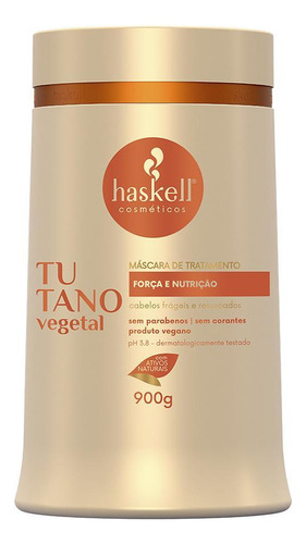 Kit Shampoo Condicionador 1l Máscara 900gr Haskell Tutano