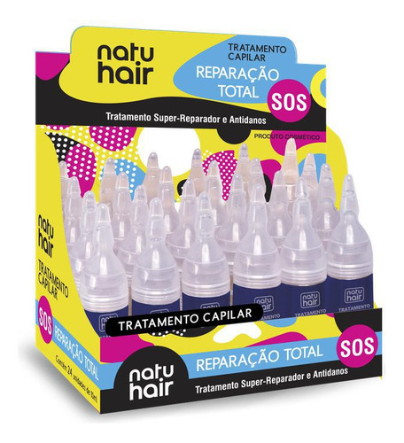 Tratamento Capilar Natuhair Reparação Total 24x10ml