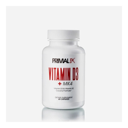 Vitamina D3 +mk4 - Primal Fx - Dr. Ludwig Johnson - 60caps