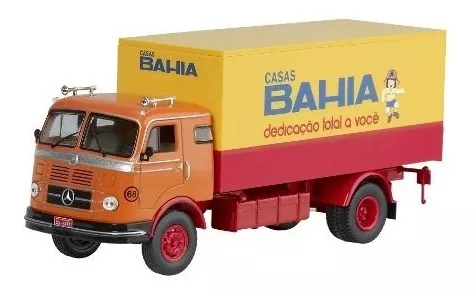 Miniatura Caminhões Brasileiros Casas Bahia Mercedes-Bens