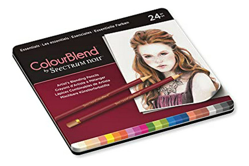 Espectro Noir 24 Piezas Lápices Colourblend Premium Blendabl