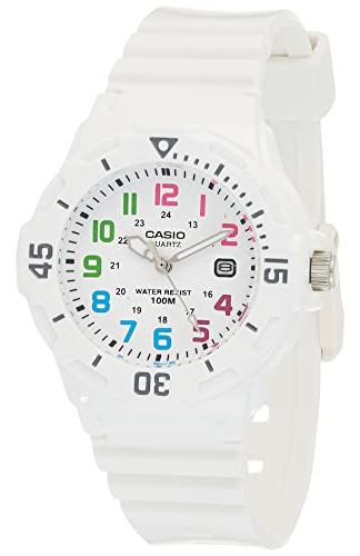 Serie Dive Surf De Casio Lrw200h-7b Para Mujer, Esfera Blanc