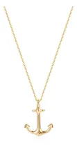 Comprar Collar Con Colgante De Ancla Delicada De Oro Mevecco, Lindo 