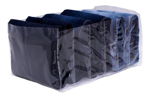 Organizador De Calça Jeans - Kit 04 Unidades - Cristal