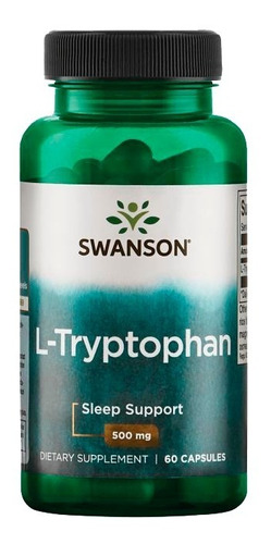 Suplemento en cápsulas Swanson  Swanson L triptofano triptófano