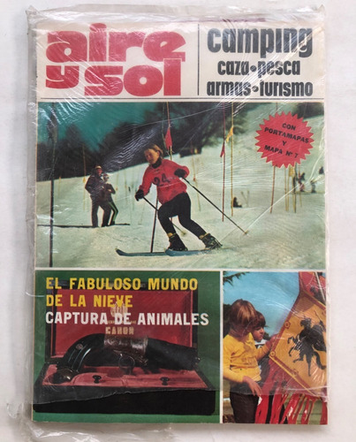 Aire Y Sol Nº 10 Caza Pesca Camping C/mapa Julio 1973