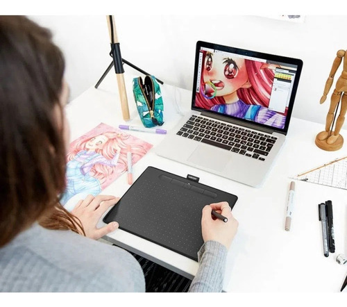 Tableta Wacom Intuos Ctl6100wl Bluetooth Medium + Otg Regalo