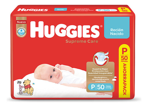 Huggies Supreme Care 50 unidades (P)