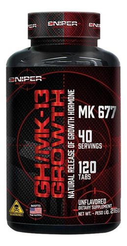 Gh Mk 13 120 Tabletes Sniper Nutrition Sabor Natural