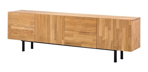 Imagen 8 de 8 de Mueble Tv 100% Madera Maciza De Roble Ref: Maciza05
