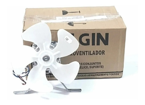 Micro Motor Ventilador Elgin Bivolt 1/40 Hp - Caixa 6 Peças