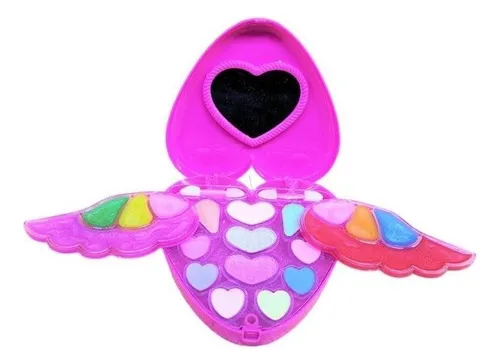 Set Maquillaje Infantil Forma Corazon Desplegable Cod 3210