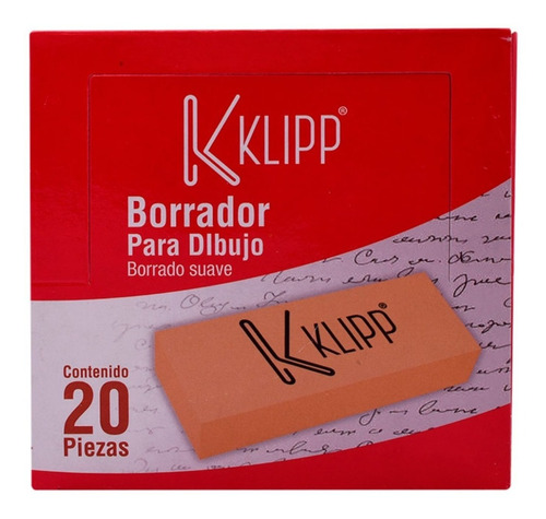 Borrador Klipp De Dibujo Miga De Pan X150 Unidades