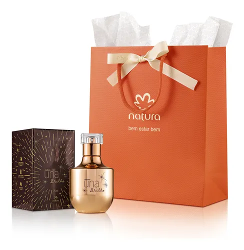 Perfume Mulher Deo Parfum Feminino Una Brilho Natura 75ml Natal - 2024