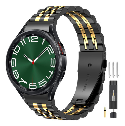 Ezmvzku Correa Metal Acero Inoxidable Para Galaxy Watch 6 5