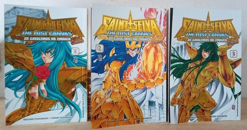 Mangá The Lost Canvas Gaiden Especial ( Capa Metalizada, Com Efeito Dourado ) 11 Primeiros Volumes - Novo - Saint Seiya, Cavaleiros Do Zodíaco