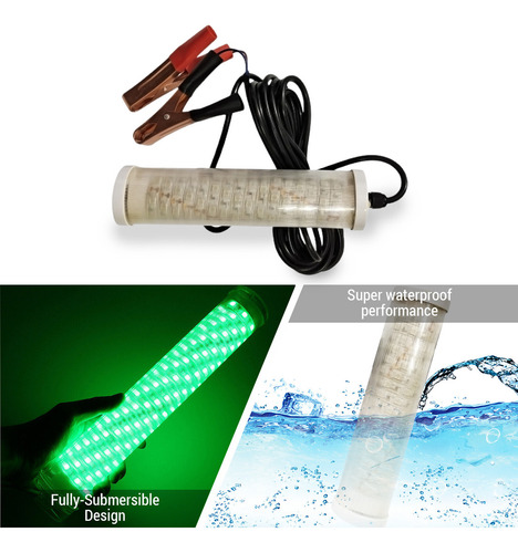 Luz De Pesca Sumergible Led De 12 V, Buscador De Peces Subac
