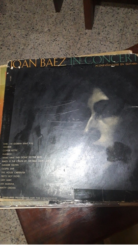 Joan Baez - Acompañándose De Su Guitarra - Lp Vinilo Argento