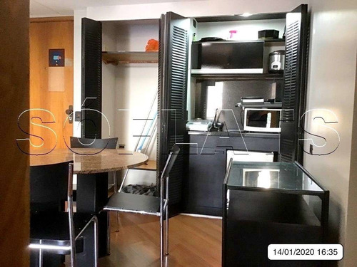 Imagem 2 de 15 de Flat Em Pinheiros, Prox A Estação Fradique Coutinho Do Metrô, Cercado De Ótimos Bares E Restaurantes - Sf33005