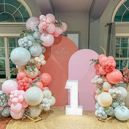 Juego De 2 Soportes Metálicos Para Arco De Globos Y Flores