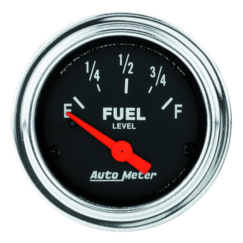 Auto Meter Medidor De Nivel De Combustible Eléctrico Cromado