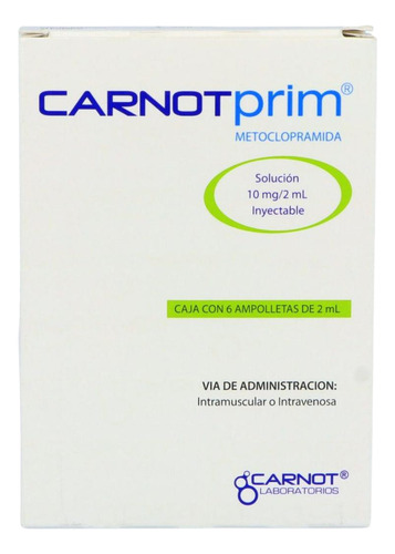 Carnotprim Solución Inyectable 10 Mg / 2 Ml Caja Con 6 Ampol