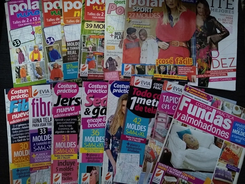  Revistas Costura Fácil Surtidas - 15unidades 