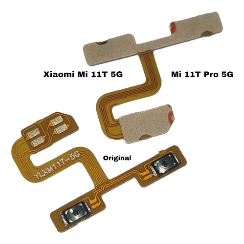 Flex Power Volumen Para Xiaomi Mi 11t 5g / Mi 11t Pro 5g 