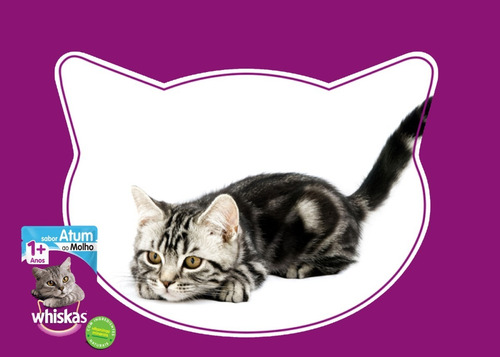 Imagem 4 de 4 de Ração Úmida Gatos Adultos 1+ Atum Ao Molho Sachê 50g Whiskas