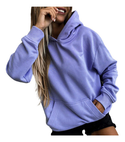 Sudadera Con Capucha I Para Mujer, Manga Larga, Casual, Pock