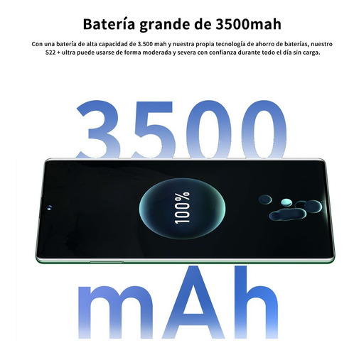 Celular Android S22+ultra 4g Verde De 6.82 En Ram 3gb Y Rom 64gb