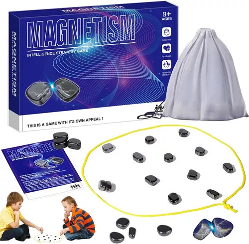 20 Magnetic Game, Divertido Juego De Mesa Con Forma De Damas