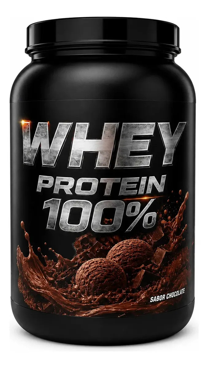 Whey Protein 100% Concentrado Pote 900gr Maga Suplementos Chocolate