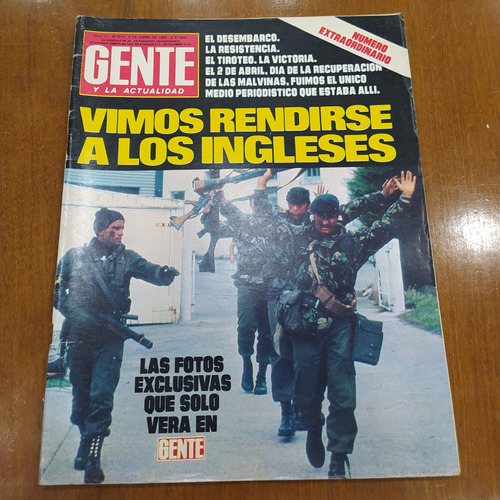 Revista Gente N° 872 8/4/82 Guerra De Malvinas