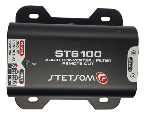 St6100 Stetsom Conversor Rca Com Filtro Anti Ruido Integrado